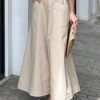 Urban Plain Loose Pants With Belt